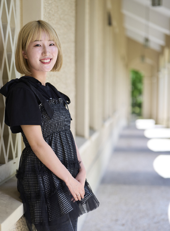 生命環境学部 生物科学科 植物昆虫科学専攻 末神 紗希さん