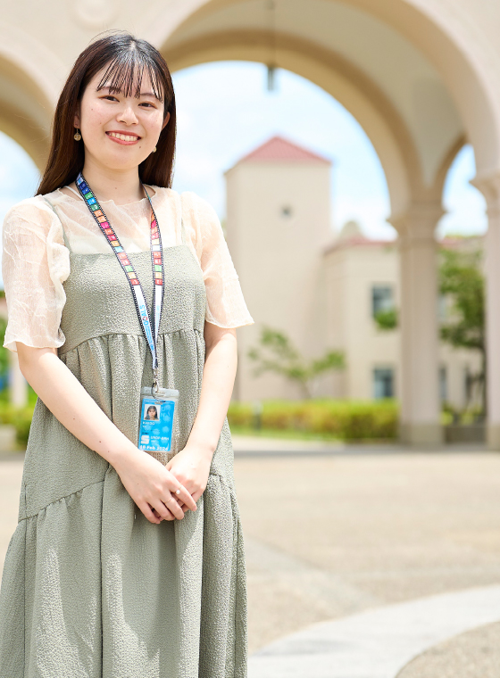 総合政策学部 国際政策学科 鹿子生 由依さん