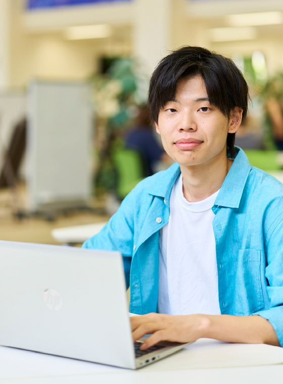 大学院 理工学研究科 人間システム工学専攻 柴谷 俊成さん