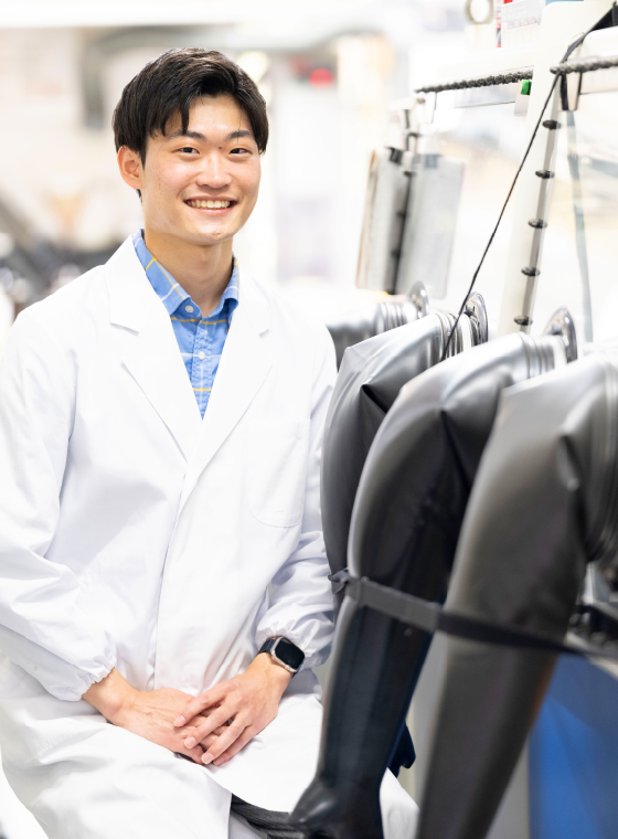 大学院 理工学研究科 化学専攻 博士課程1年生 西村 優輝さん