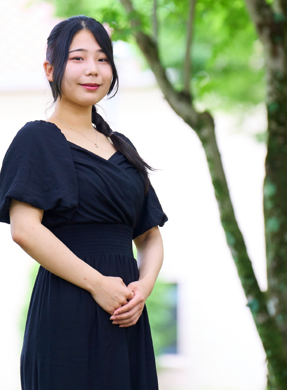 大学院 理工学研究科 生命医化学専攻 博士課程1年生 白澤 真白さん